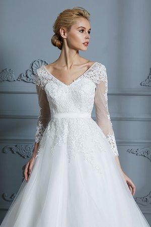 Abito da sposa dolce classico in tulle naturale sogno pudica