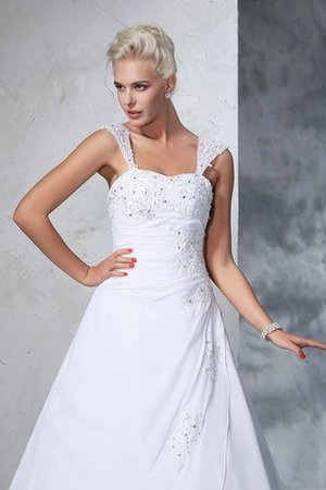 Abito da Sposa Radiosa Lungo Senza Maniche con Applique in Chiffon