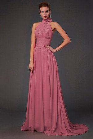 ha finalmente trovato l'abito da sposa 9ce2-ej75r-abito-da-damigella-con-fiore-cerniera-in-chiffon-a-line-senza-maniche