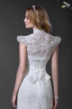 Abito da Sposa in Pizzo A-Line Cuore con Applique Naturale