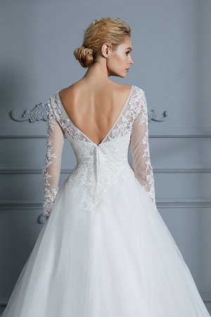 Abito da sposa dolce classico in tulle naturale sogno pudica