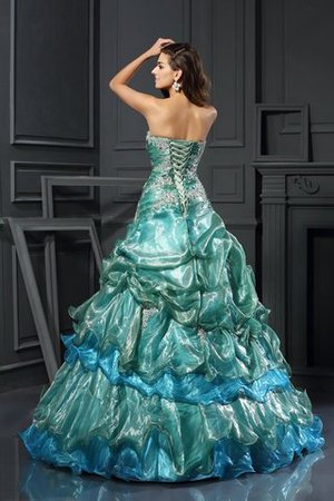 Abito Quinceanera A Terra Lunghi Alta Vita Ball Gown con Applique