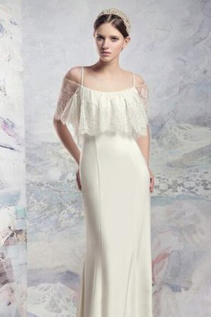 Abito da Sposa Conotta Formale E Informale a Spiaggia in Pizzo in Chiffon