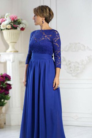 Abito mamma Sposa con Nastro in Chiffon con Festone con Fusciacca Lungo