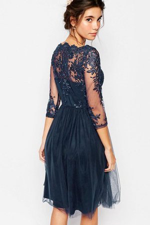 Abito da Damigella in Tulle Lusso con Applique Moda tradizionale