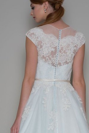 Abito da Sposa Tondo in Tulle Alla Caviglia Medievale A-Line