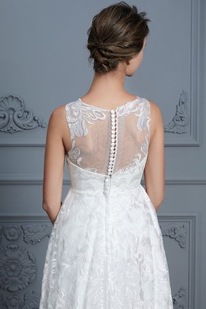 Abito da sposa asimmetrici semplice shiena sheer modo principessa lungo