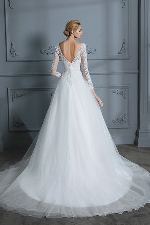 Abito da sposa dolce classico in tulle naturale sogno pudica