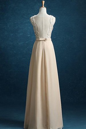 Abito da Ballo Vintage Lusso in Chiffon A-Line Semplice