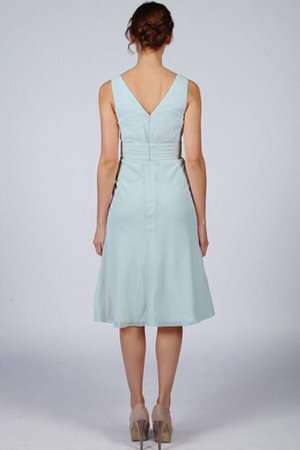 Abito da Damigella Semplice Retro Moderno V-Scollo Stravagante