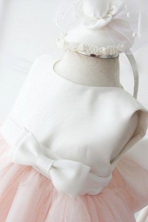 Abito da Cerimonia Bambini A Terra in Organza Alta Vita Farfalla Ornamento Ball Gown