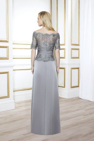 Abito da Ballo con Nastro con Applique con Fusciacca in Chiffon Elegante