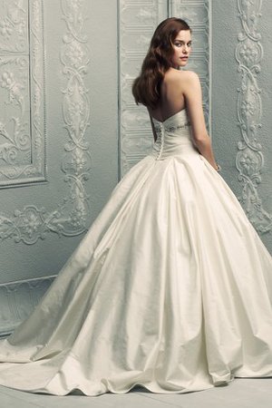 Abito da Sposa Alla Caviglia Elegante Ball Gown Spazzola Treno Senza Maniche