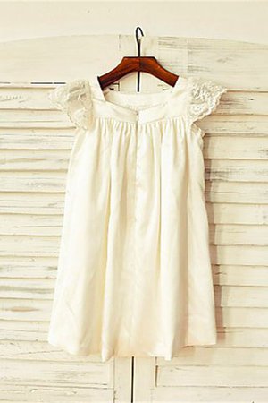 Abito da Cerimonia Bambini in Chiffon Principessa A-Line Tondo Alta Vita