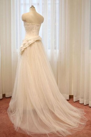 Abito da Sposa in Pizzo Conotta in Tulle con Applique in Pizzo