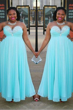 Abito da Ballo in Chiffon Naturale Taglia Forte Principessa Cerniera