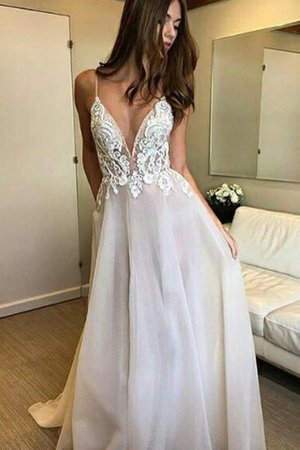 Abito da sposa formale e informale senza maniche seducente semplice meraviglioso v-scollo