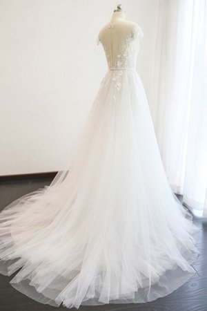 Abito da sposa a-line seducente coda a strascico corto sogno principessa incredibile