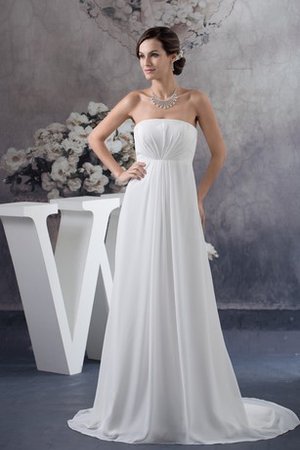 Abito da Sposa in Chiffon Romantico A-Line a Sala All Aperto