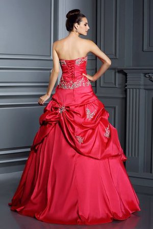 Abito Quinceanera Allacciato Senza Strap Lunghi Ball Gown Alta Vita