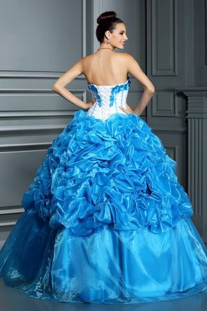 Abito Quinceanera Cuore Lungo A Terra Ball Gown con Increspature