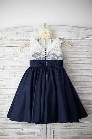 Abito da Cerimonia Bambini in Chiffon Conotta A-Line Senza Maniche Largo Bretelle