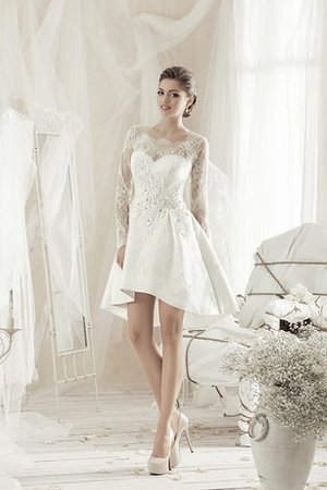 Abito da Sposa con Applique con Fusciacca con Nastro Moda Semplice