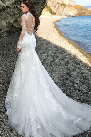 Abito da Sposa Lusso Cerniera tradizionale in Tulle A Terra