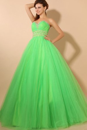 Abito dal Dolce Sedici A-Line in Tulle Alta Vita Cuore Ball Gown