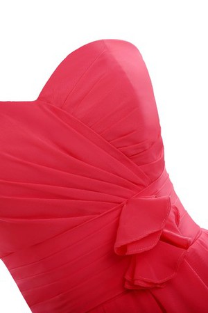 Abiti da Damigella Corpetto Pieghe Cuore in Chiffon Taglia Forte Sexy