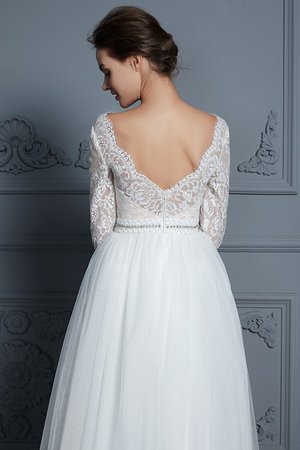 Abito da sposa piuttosto a-line lungo principessa cerniera favola