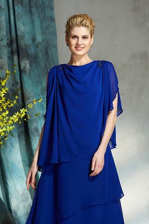 Abito Mamma Sposa Largo in Chiffon A-Line Mini Cerniera