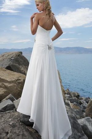 Abito da Sposa Sirena in Chiffon a Riva Spazzola Treno Formale E Informale