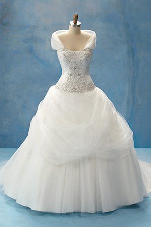 Abito da Sposa Allacciato Convenzionale Retro Ball Gown a Chiesa