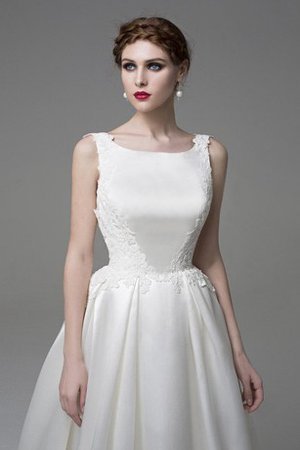 Abito da Sposa A Terra A-Line con Applique Romantico Senza Maniche