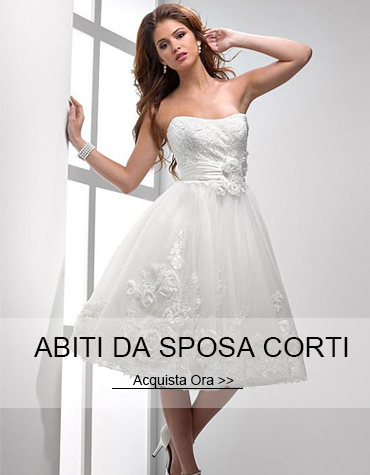 Abiti da sposa corti